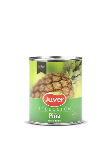Rodajas de piña en su jugo Juver 840 gr.