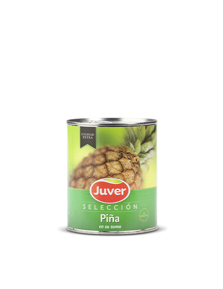 Rodajas de piña en su jugo Juver 840 gr.