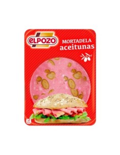 Mortadela con aceitunas El Pozo 220 gr.