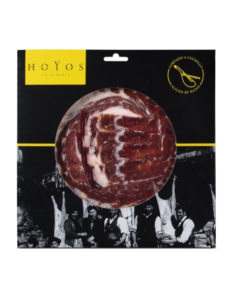 Plate Iberian ham field bait 50% knife cut Hnos. Hoyos 100 gr.