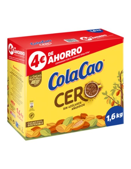 Original Cola Cao 0% zucker 1,6 kg
