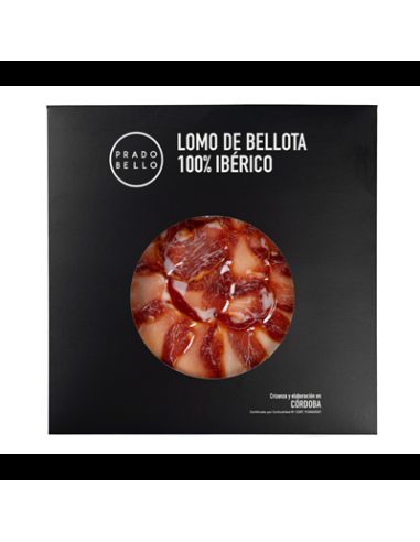 Lomo de bellota 100% ibérico Prado Bello 80 gr.