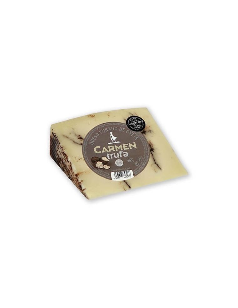 Cured sheep cheese with truffle Carmen 350 gr.