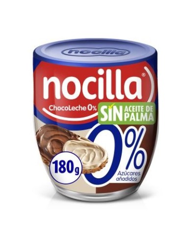 Crema al cacao Nocilla chocoleche 0% azúcares 180 Gr.