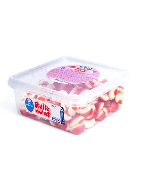 Jelly beans à la crème de fraise Vidal 75 ud.