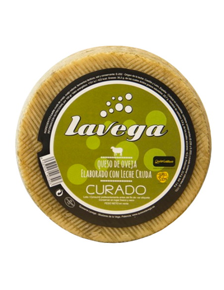Queso oveja leche cruda La Vega 3 kg