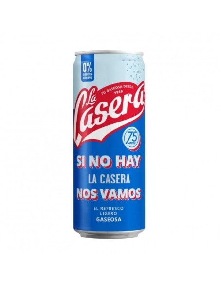 Gaseosa La Casera 8 latas x 33 cl.