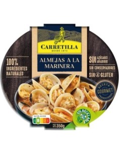 Almejas a la marinera Carretilla 350 gr.