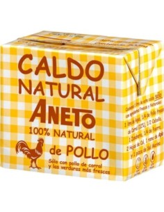 Caldo natural de pollo Aneto 500 ml.