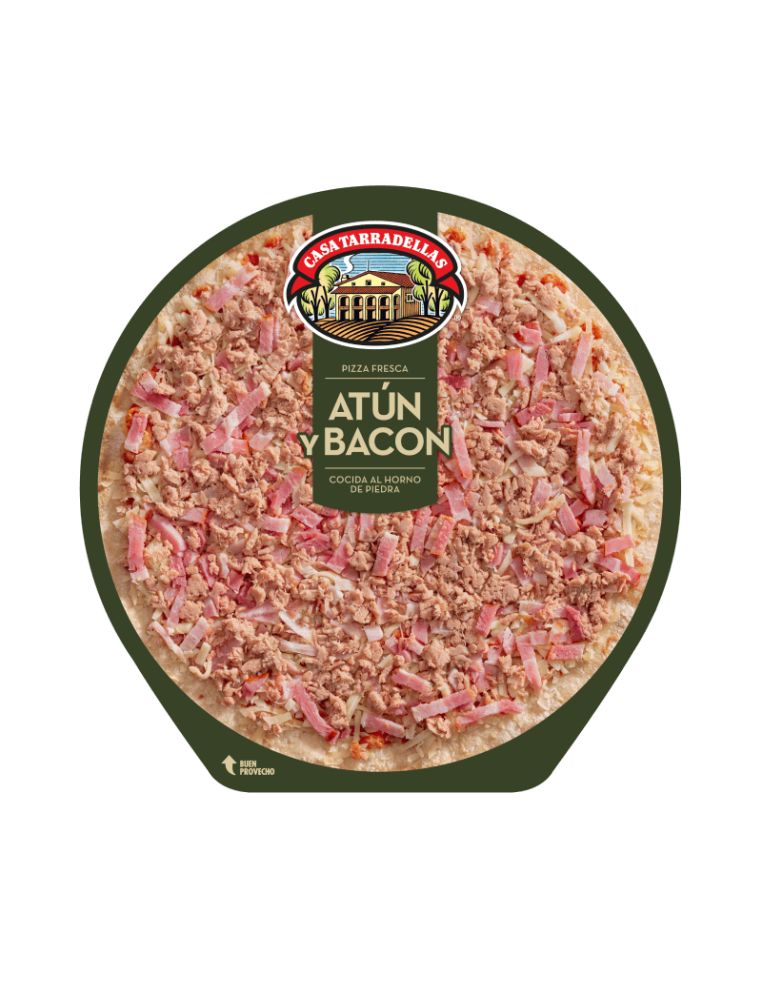 Pizza au thon et bacon Casa Tarradellas 400 gr.