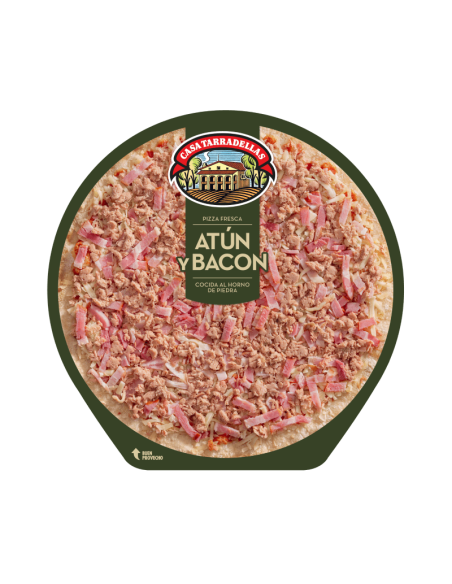 Pizza au thon et bacon Casa Tarradellas 400 gr.