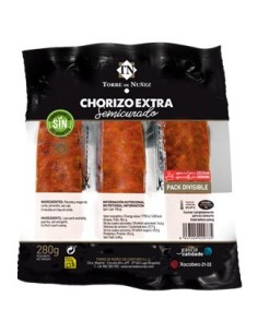 Wurst extra halbgehärtet Torre de Nuñez 280 gr.