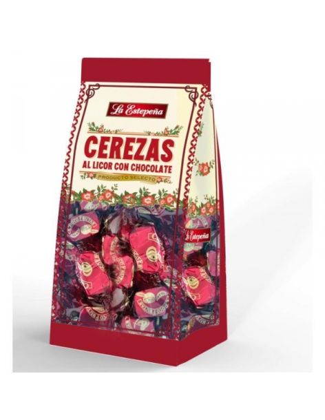 Cerezas al licor con chocolate La Estepeña 160 gr