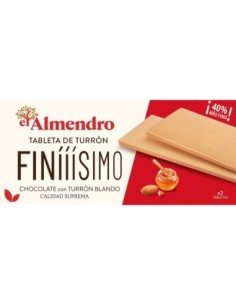 Nougat moelleux au chocolat Finííísimo El Almendro 160 gr.