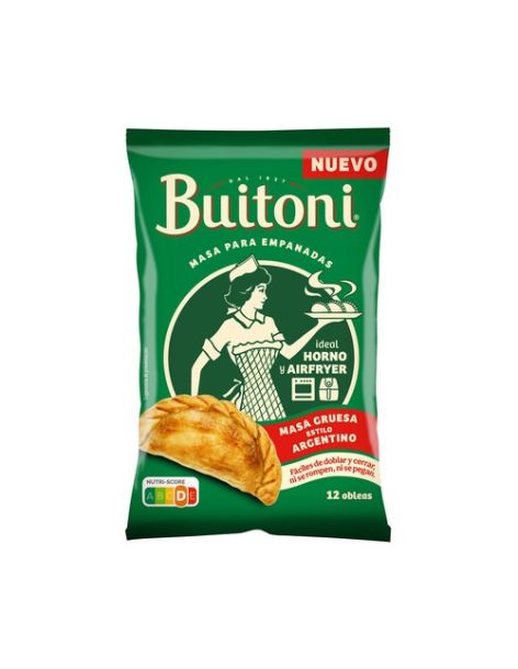 Obleas gruesas para empanadas estilo Argentino Buitoni 12 ud. 350 gr