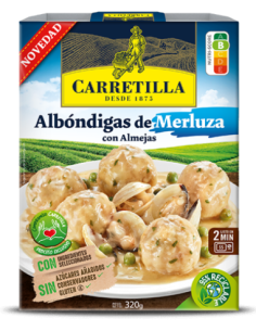 Albóndigas de merluza con almejas Carretilla 320 gr