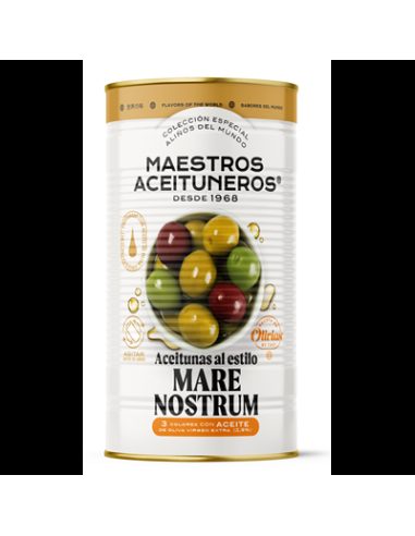Oliven aliñadas Mare Nostrum Maestros Aceituneros 600 gr.
