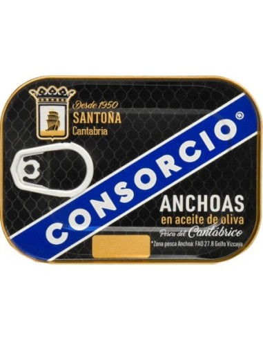 Sardellen in Olivenöl Serie Oro Consorcio 50 gr.