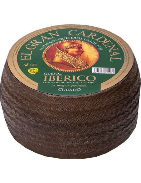 Queso ibérico curado Cerrato 3 kg.