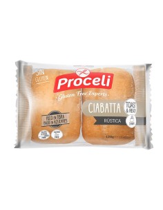 Chapata rústica sin gluten Proceli