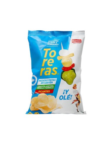 Spicy potato chips Toreras Kimbo 120 gr.