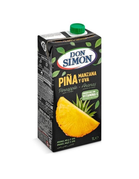 Jus d´ananas, de pomme et de raisin Don Simón 1 l.