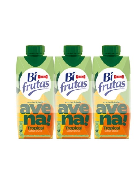 Bifrutas Tropical Oat Juice pack 3 ud x 330 ml.