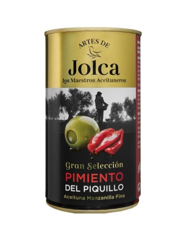 Aceitunas rellenas de pimientos del piquillo Jolca