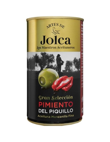 Aceitunas rellenas de pimientos del piquillo Jolca