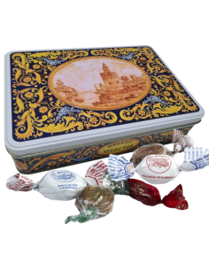 Decorated can Christmas assortment Gamito 550 gr.