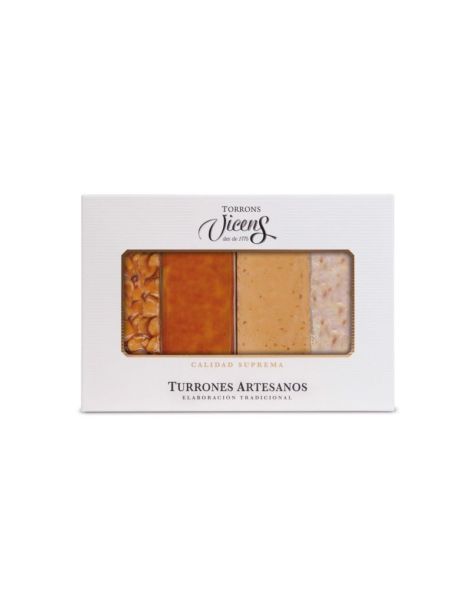 Assortment of artisan nougat Vicens 320 gr.