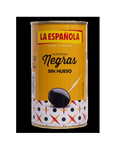 Aceitunas negras deshuesadas La Española