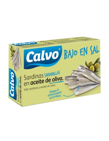 Calvo low-salt sardines in olive oil