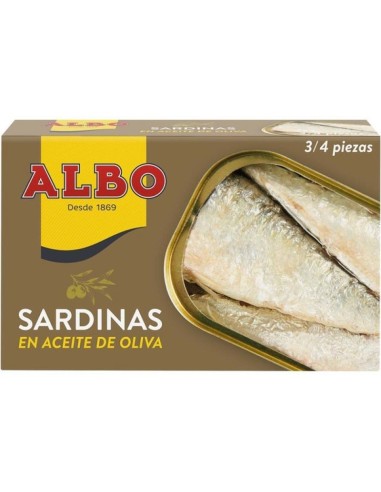 Sardines Albo à l´huile d´olive