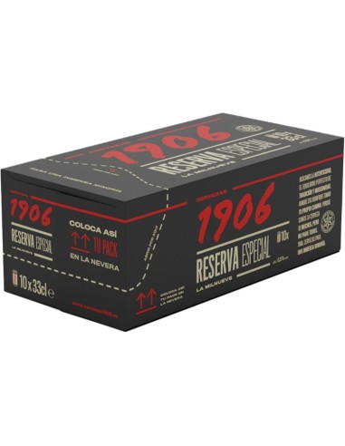 Cerveza Estrella Galicia reserva 1906