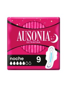 Compresas con alas ultrafina día y noche Ausonia 9 ud  | Comprar online