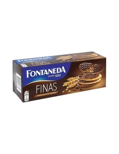 Biscuits fins au chocolat noir Fontaneda 170 gr.