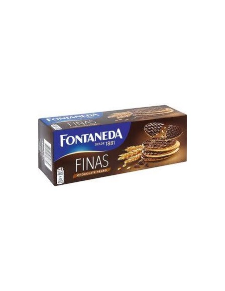 Fine Chocolate noir Biscuits Fontaneda 170 gr.