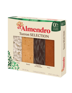 Selection of traditional sugar-free nougat El Almendro 380 gr.