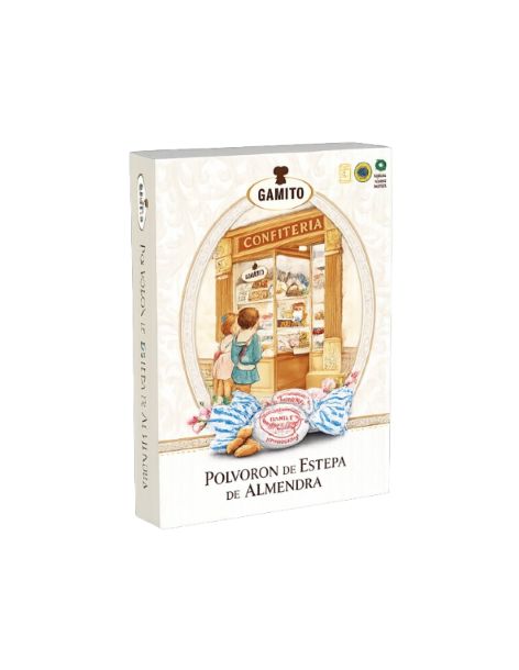 Polvorón de almendra artesano Gamito 300 gr.