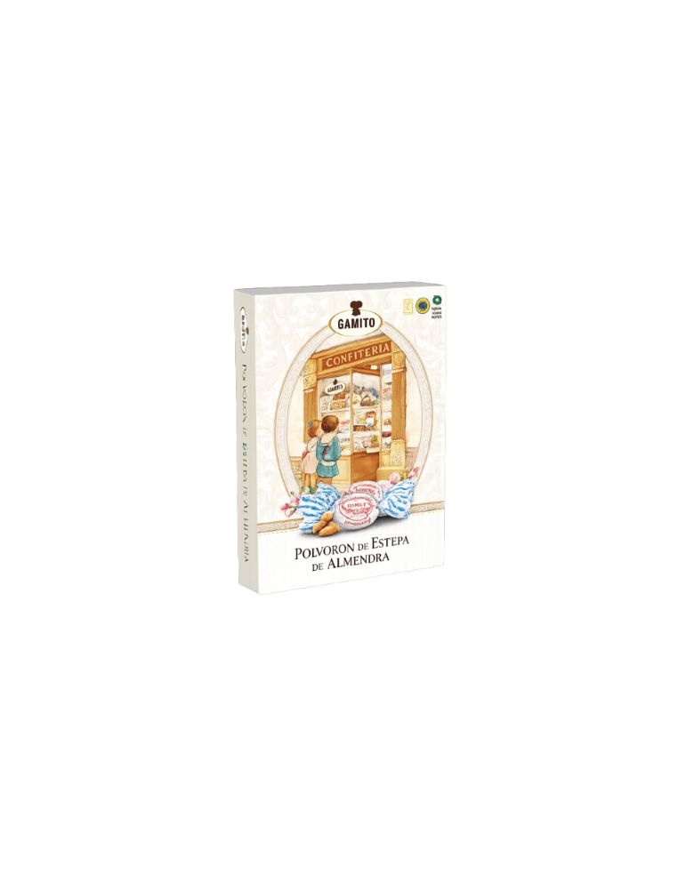 Polvorón de almendra artesano Gamito 300 gr.
