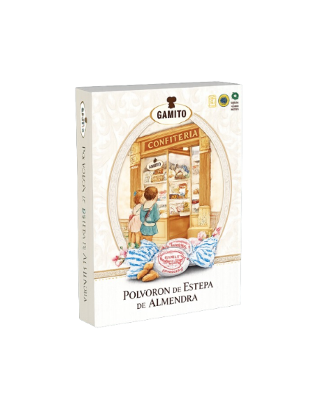 Polvorón de almendra artesano Gamito 300 gr.