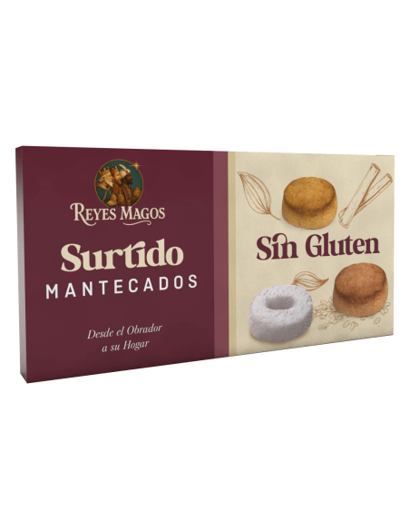 Assortiment de mantecados sans gluten Gamito 170 gr.