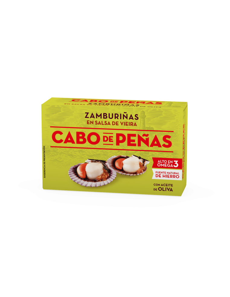 Coquilles Saint-Jacques sauce Cabo de Peñas 120 gr.