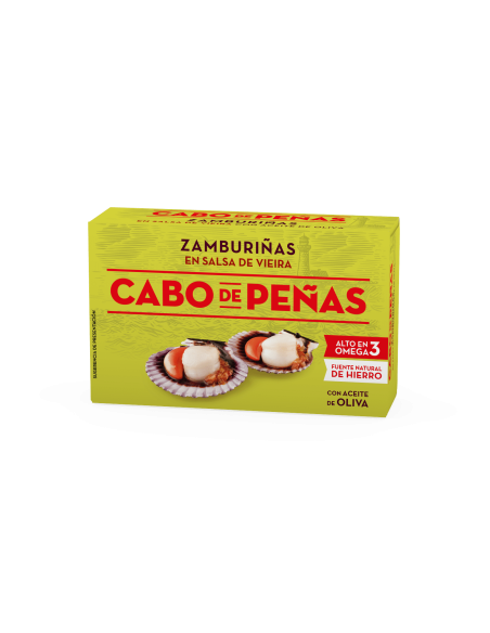 Coquilles Saint-Jacques sauce Cabo de Peñas 120 gr.