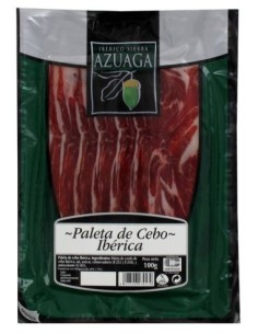 Paleta Ibérica de cebo loncheada Sierra Azuaga 100 gr.