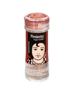 Pimienta negra molida Carmencita 52 gr.