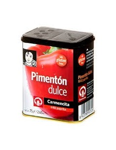 Pimentón dulce Carmencita 75 gr.