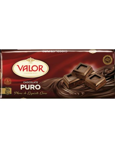 Tableta de chocolate puro Valor 250 Gr.