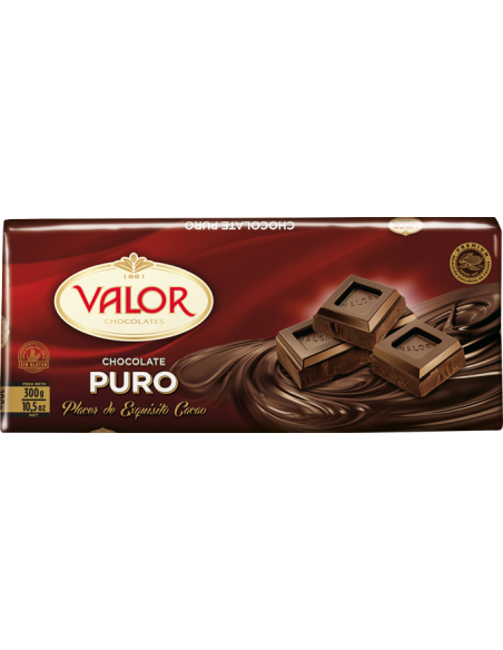 Tableta de chocolate puro Valor 250 Gr.